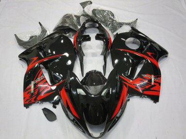 1997-2007 Red and Black Suzuki GSXR 1300 Motorcycle Fairing UK