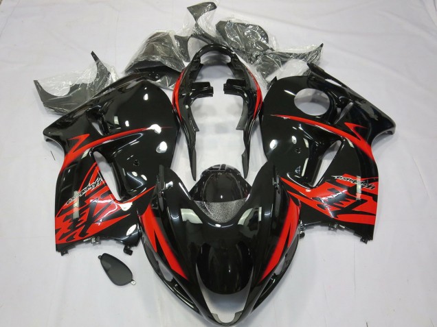 1997-2007 Red and Black Suzuki GSXR 1300 Motorcycle Fairing UK