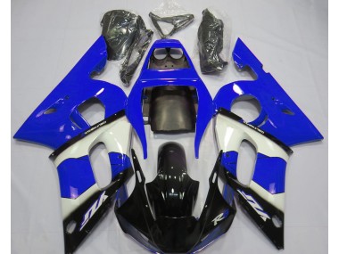 1998-2002 Blue White and Black Yamaha R6 Motorcycle Fairing UK