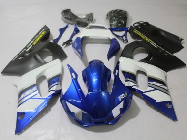 1998-2002 Blue and Matte Yamaha R6 Motorcycle Fairing UK