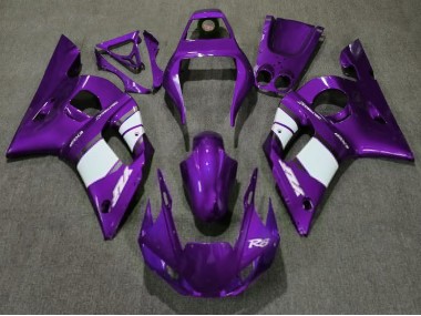 1998-2002 Deep Purple & White Yamaha R6 Motorcycle Fairing UK