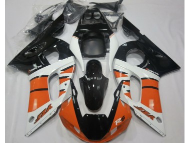 1998-2002 Gloss Orange and Black Yamaha R6 Motorcycle Fairing UK