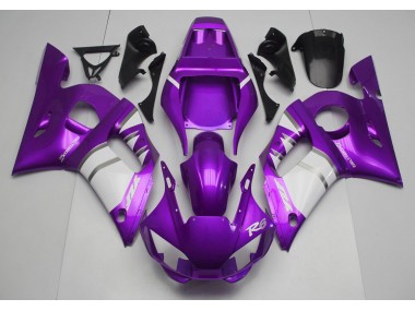 1998-2002 Purple & White Yamaha R6 Motorcycle Fairing UK