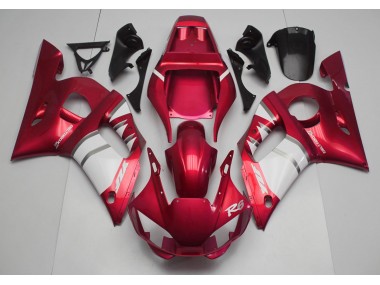 1998-2002 Red & White Yamaha R6 Motorcycle Fairing UK