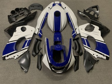 1998-2007 Dark Blue and white Yamaha YZF600 Motorcycle Fairing UK