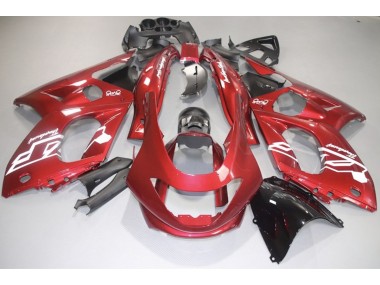 1998-2007 Gloss Red and White Decals Yamaha YZF600 Motorcycle Fairing UK