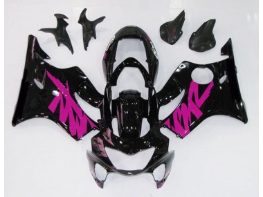 1999-2000 Gloss Black & Pink Honda CBR600 F4 Motorcycle Fairing UK