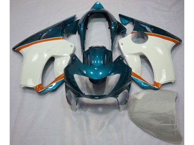 1999-2000 Light Blue and Orange Honda CBR600 F4 Motorcycle Fairing UK