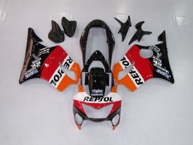 1999-2000 Repsol Red Orange and Black Honda CBR600 F4 Motorcycle Fairing UK