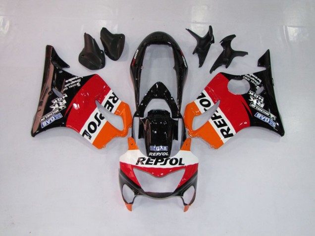 1999-2000 Repsol Red Orange and Black Honda CBR600 F4 Motorcycle Fairing UK