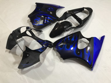 2000-2002 Blue Flame Kit Kawasaki ZX6R Motorcycle Fairing UK