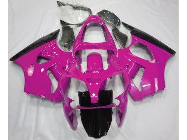 2000-2002 Gloss Pink & Black Kawasaki ZX6R Motorcycle Fairing UK