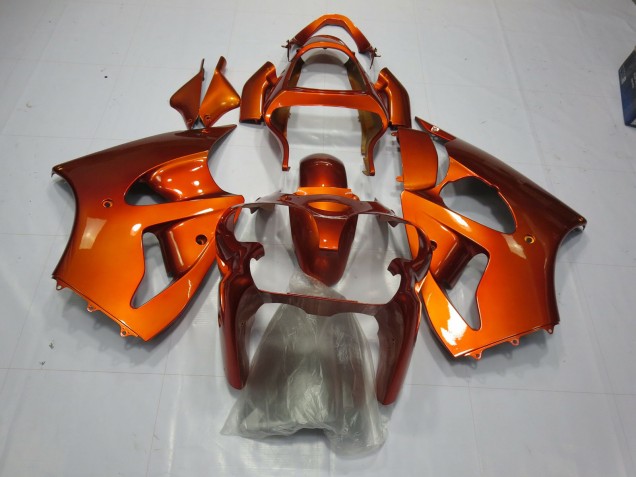 2000-2002 Orange Kawasaki ZX6R Motorcycle Fairing UK