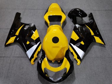 2001-2003 Black and Yellow Suzuki GSXR 600-750 Motorcycle Fairing UK