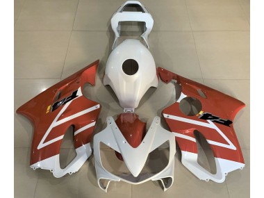 2001-2003 Gloss White and Orange Honda CBR600 F4i Motorcycle Fairing UK