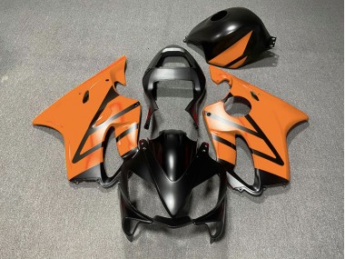 2001-2003 Matte Black and Orange Honda CBR600 F4i Motorcycle Fairing UK