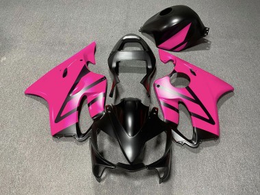 2001-2003 Matte Black and Pink Honda CBR600 F4i Motorcycle Fairing UK