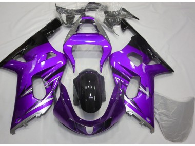 2001-2003 Purple and Silver Suzuki GSXR 600-750 Motorcycle Fairing UK