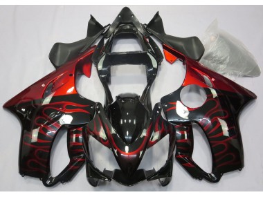 2001-2003 Red Flame Honda CBR600 F4i Motorcycle Fairing UK