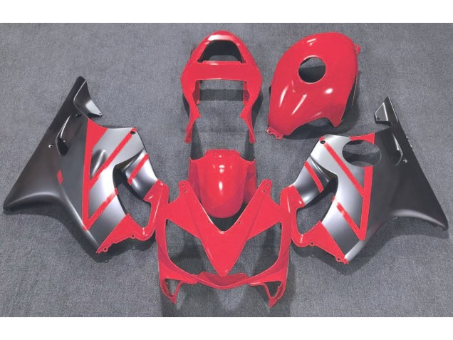 2001-2003 Red and Matte Silver Honda CBR600 F4i Motorcycle Fairing UK