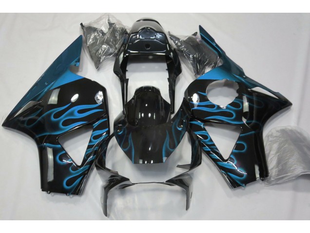 2002-2003 Light Blue Flame Honda CBR954 Motorcycle Fairing UK