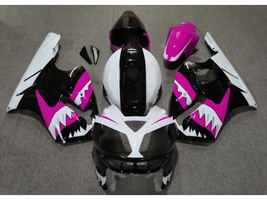 2002-2005 Pink Shark Kawasaki ZX12R Motorcycle Fairing UK