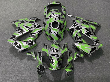 2002-2012 Green Camo Honda VFR800 Motorcycle Fairing UK