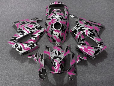 2002-2012 Pink Camo Honda VFR800 Motorcycle Fairing UK