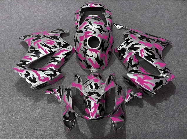 2002-2012 Pink Camo Honda VFR800 Motorcycle Fairing UK