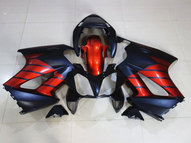 2002-2012 Red and Black Honda VFR800 Motorcycle Fairing UK