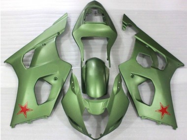 2003-2004 Army Green Suzuki GSXR 1000 Motorcycle Fairing UK