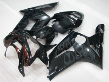 2003-2004 Black Flame Kawasaki ZX6R Motorcycle Fairing UK