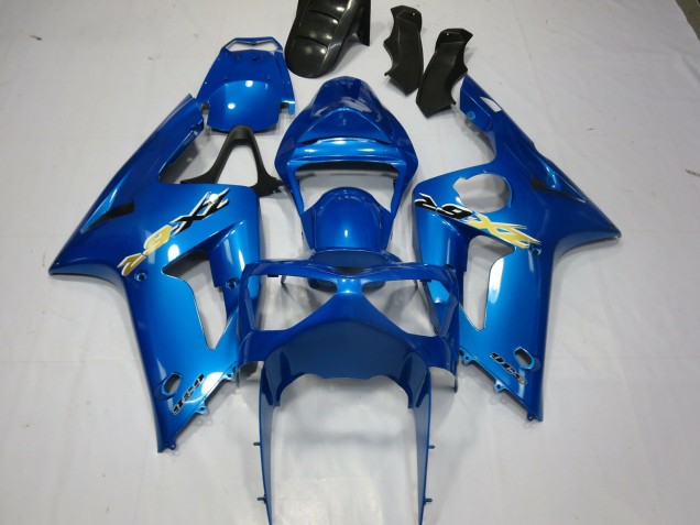 2003-2004 Blue Ninja Kawasaki ZX6R Motorcycle Fairing UK