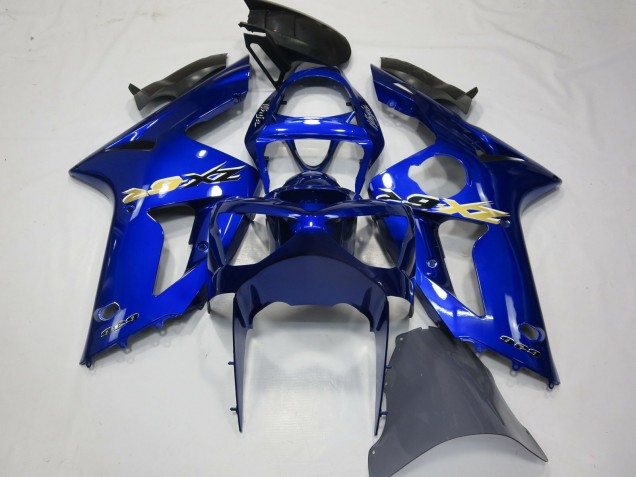 2003-2004 Blue OEM Style Kawasaki ZX6R Motorcycle Fairing UK