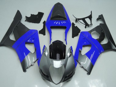 2003-2004 Blue Silver and Black Suzuki GSXR 1000 Motorcycle Fairing UK