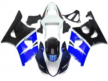 2003-2004 Blue and Black Gloss Custom Style Suzuki GSXR 1000 Motorcycle Fairing UK