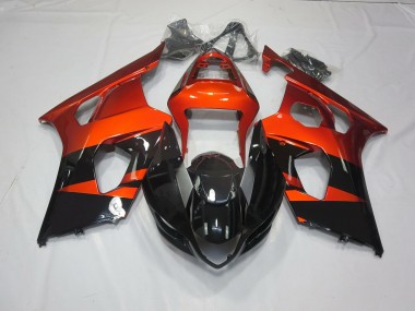 2003-2004 Burnt orange and Black Suzuki GSXR 1000 Motorcycle Fairing UK