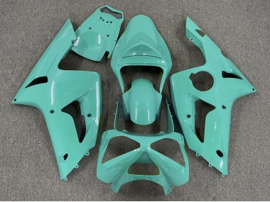 2003-2004 Gloss Cyan Plain Kawasaki ZX6R Motorcycle Fairing UK