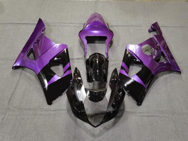 2003-2004 Gloss Purple & Black Suzuki GSXR 1000 Motorcycle Fairing UK