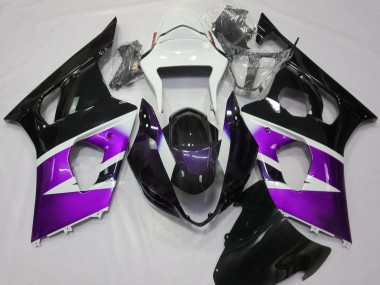 2003-2004 Gloss Purple and White Suzuki GSXR 1000 Motorcycle Fairing UK