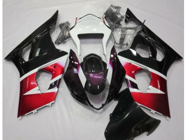 2003-2004 Gloss Red and White Suzuki GSXR 1000 Motorcycle Fairing UK