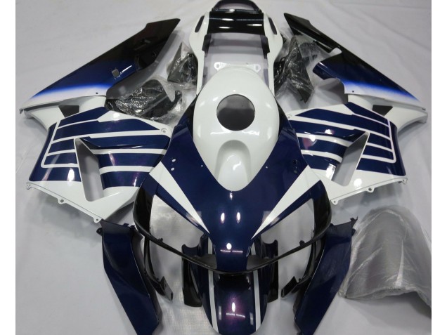 2003-2004 Gloss White & Blue Fade Honda CBR600RR Motorcycle Fairing UK