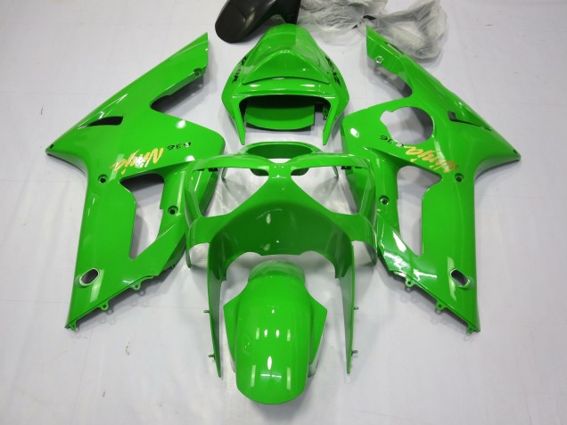 2003-2004 Green Ninja Kawasaki ZX6R Motorcycle Fairing UK