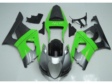 2003-2004 Green Silver and Black Suzuki GSXR 1000 Motorcycle Fairing UK