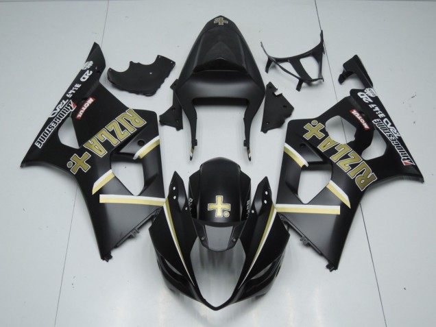 2003-2004 Matte Black Rizla + Suzuki GSXR 1000 Motorcycle Fairing UK