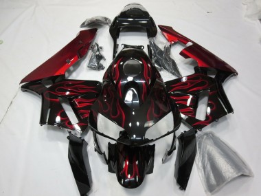 2003-2004 Red Flame Honda CBR600RR Motorcycle Fairing UK