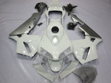 2003-2004 Silver and White Honda CBR600RR Motorcycle Fairing UK