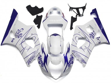 2003-2004 White Corona Custom Style Suzuki GSXR 1000 Motorcycle Fairing UK