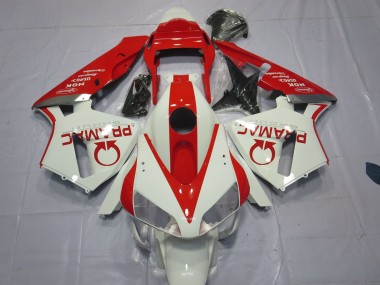 2003-2004 White and Red Pramac Honda CBR600RR Motorcycle Fairing UK