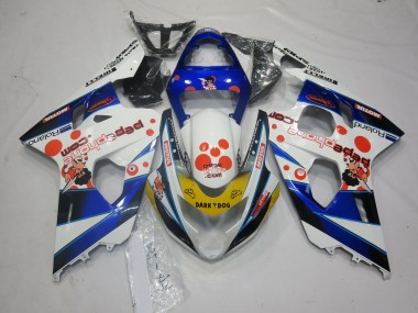 2004-2005 Dark Dog Suzuki GSXR 600-750 Motorcycle Fairing UK